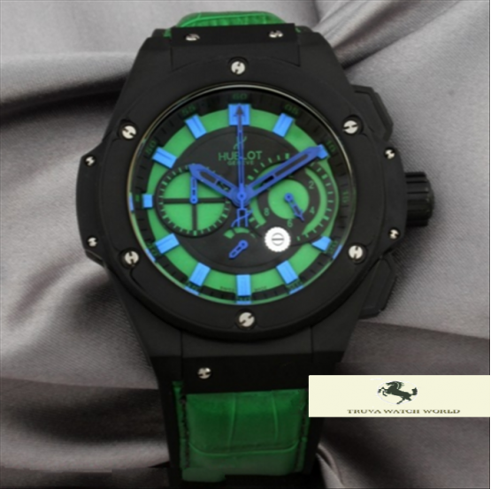 HK1080 HUBLOT BİG KİNG F1 LİMİTED EDİTİON YEŞİL